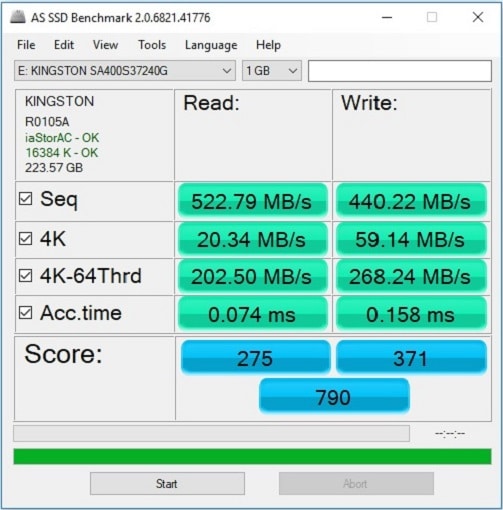 Kingston A400 vs Silicon Power S55 [240GB] 4