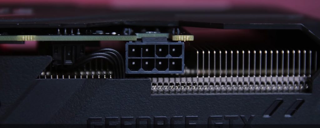 Gigabyte GTX 1660 Super Review 4 Power connector