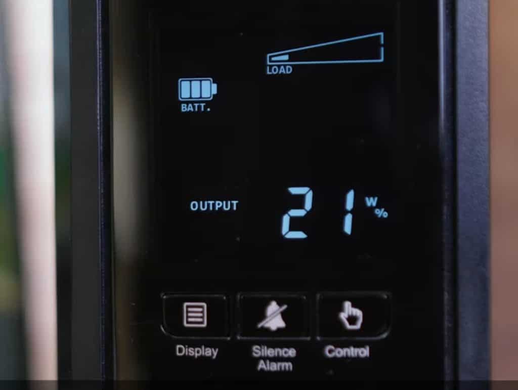CyberPower CP1500 UPS Review 2 Power output W